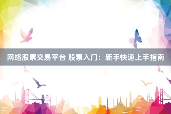 网络股票交易平台 股票入门：新手快速上手指南