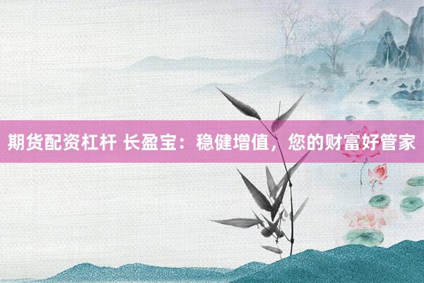 期货配资杠杆 长盈宝：稳健增值，您的财富好管家