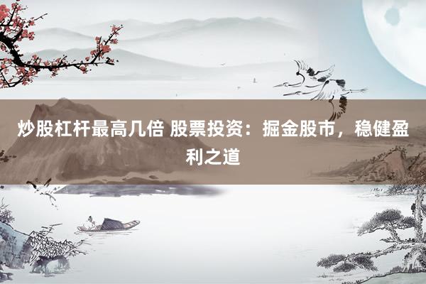 炒股杠杆最高几倍 股票投资：掘金股市，稳健盈利之道